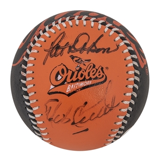 Baltimore Orioles 20 Win Pitchers Signed Orioles Baseball with Jim Palmer, Mike Cuellar, Dave McNally, and Pat Dobson (JSA)